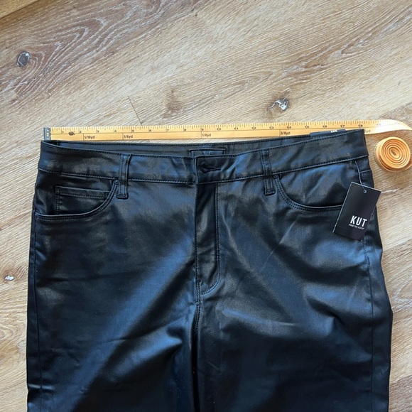 Kut from the Kloth Ana Coated High-Rise Flare NWT Size 16 - Picture 8 of 16